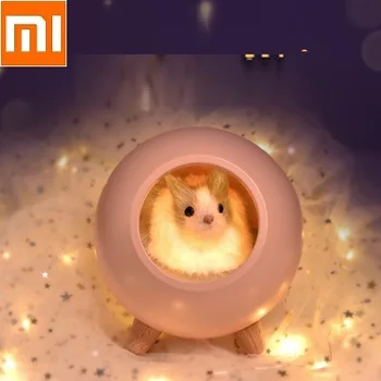 

New Ambient Light Pet mouse cartoon scene light Bedside USB Night Light Bedroom LED cartoon table lamp gift