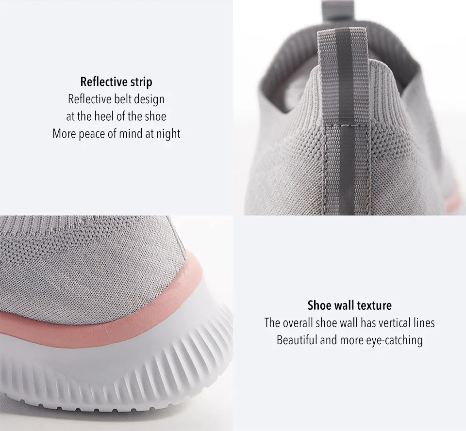 Xiaomi Mijia Youpin ULEEMARK легкая прогулочная повседневная обувь для пары цельный носок с тканевым верхом дышащая структура 45