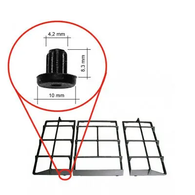 Griglia Gommino Antigraffio Per Cucina 1Pz Gas Adatti Smeg Ky 99S0597 Inviato Dall'Italia