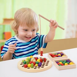 Rompecabezas de madera HSY 2022 para niños, juguete de pesca de aprendizaje creativo, unisex, spopef its, 2 a 4 años