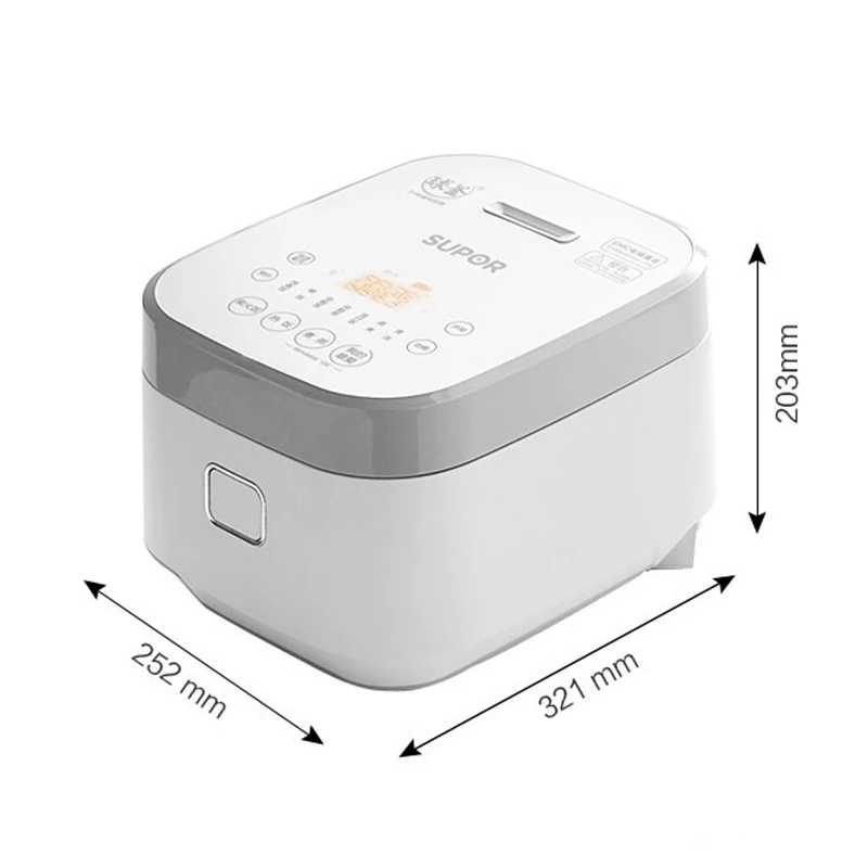 220V 800W 3L IH Electric Rice Cooker Mini Rice Cooker Intelligence Rice Cooker Electric Cooker Household Electric Food Warmer