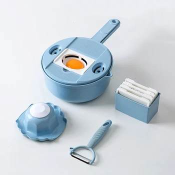 

Slicer Cutter Chopper Vegetable Cutter Grater Round Kitchen Multifunction Shred Grater Fruit Peeler Wash Leaking Basin