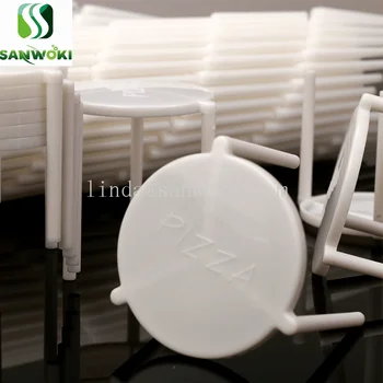 

1000 pcs Food grade PP plastic fixed pizza tripod Disposable cheese pizza packaging tripod pizza box holder pizza box steady