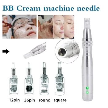 

50pcs 12/36pin Screw Cartridge Replacement Round/square Nano cartridge needling Micro tiny needle for BB Cream Machine bb cream