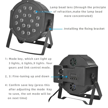 

Household Kill Mite Germicidal Light 54W 18LED UV Sterilizing Disinfection Lamp Kitchen Bedroom Hospital 110V 220V