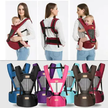 

Toddler Baby Carrier With Hip Seat Removable Multifunctional Waist Support Stool Strap Fashion Casual Elastic Soft Backpacks