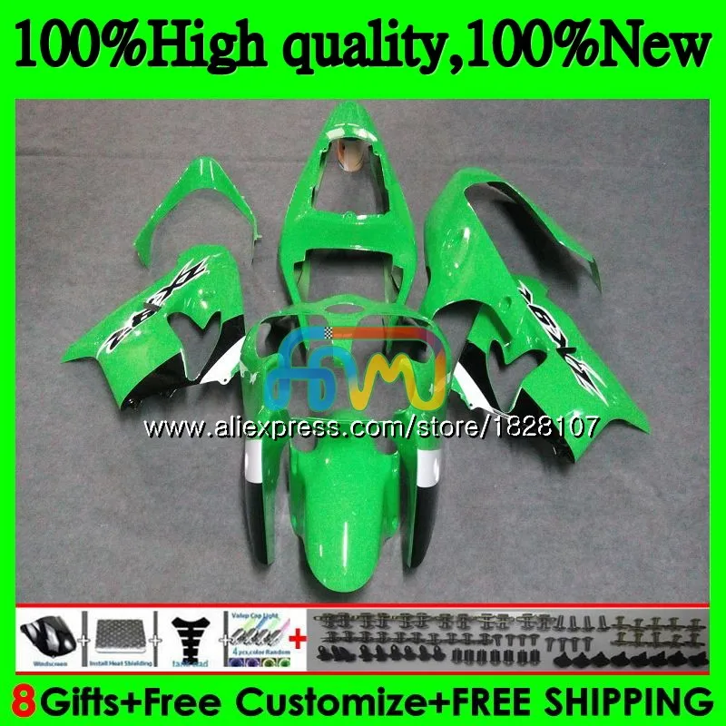 ZX900 комплект для KAWASAKI ZX900CC ZX9 зеленый R ZX 9R 9 R 900 900CC 30BS. 35 ZX-9R 2000 2001 2002 2003 ZX9R 00 01 02 03 обтекатель