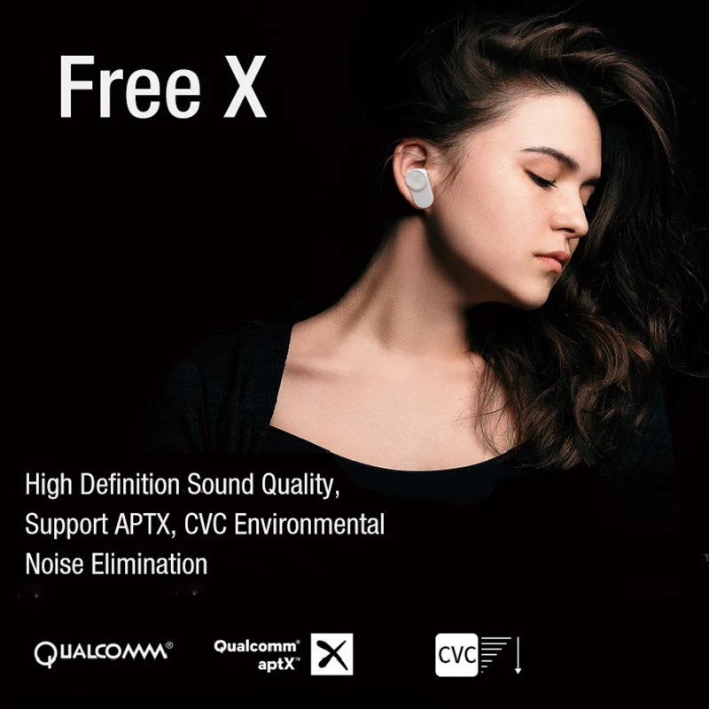 Беспроводные наушники X Qualcomm3020 Bluetooth 5,0 Smart light sensor гарнитуры TWS Apt-X HiFi 14 мм сенсорные гарнитуры Поддержка приложения