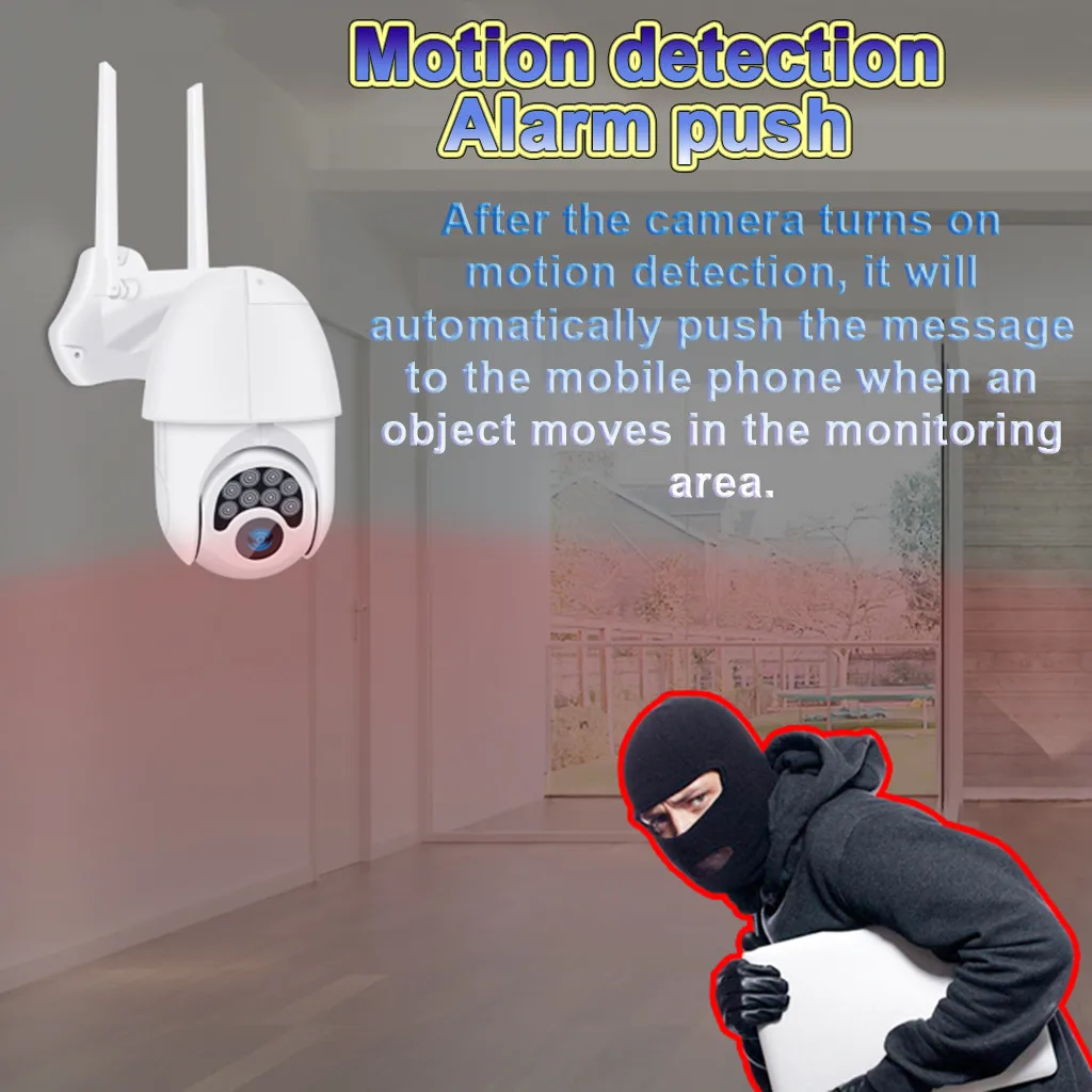 WiFi PTZ купольная камера 1080P Безопасности IP IR камера ночного видения панорамирование 2-Ways аудио высокое качество