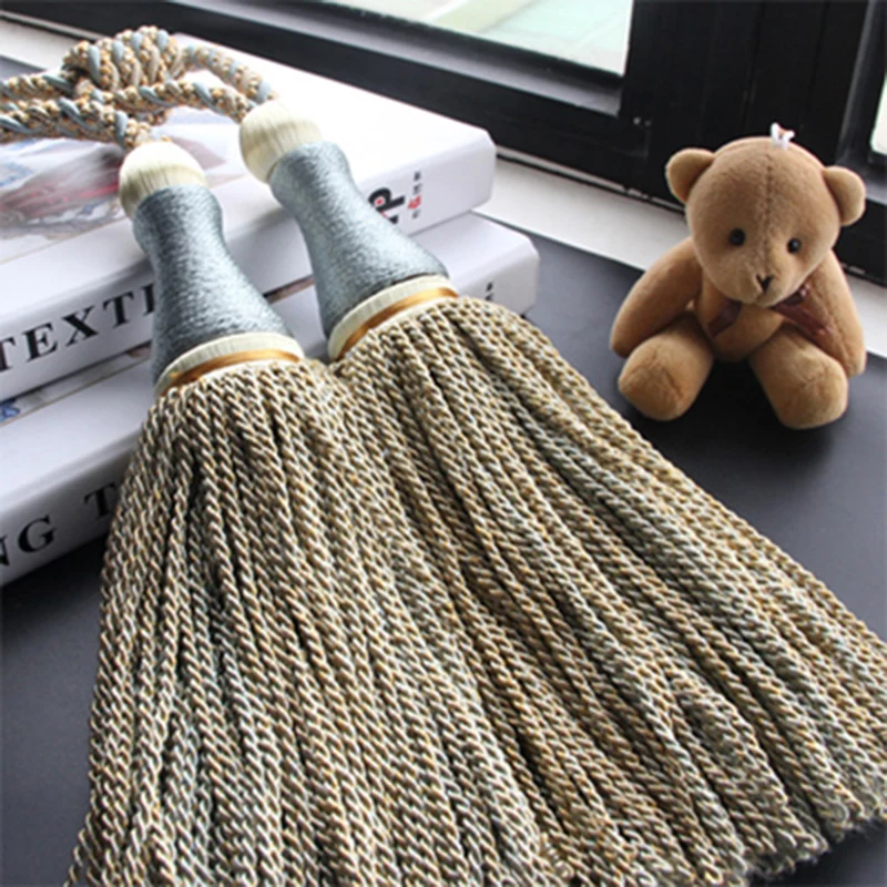 1PC Hanging Ball Curtain Tieback Tassel Buckle Curtains Braided Binding Tiebacks Window Tie Back Holder | Дом и сад