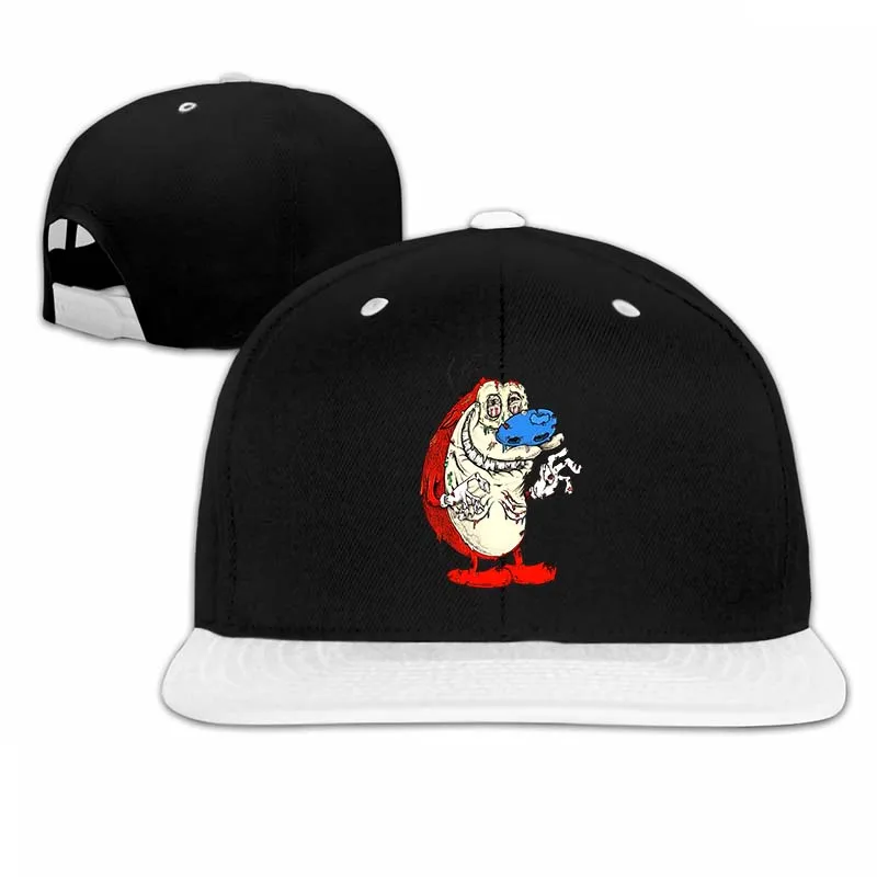 Ren and Stimpy детская бейсбольная кепка для мужчин и женщин, Кепка-Дальнобойщик, модная Регулируемая Кепка - Цвет: 5-White