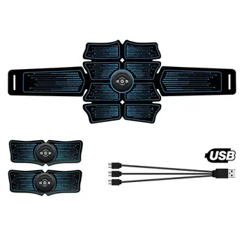 

Ems trainer Abs Muscle stimulator Hip Abdominal muscle training gear Lazy fitness equipment massage stimulation