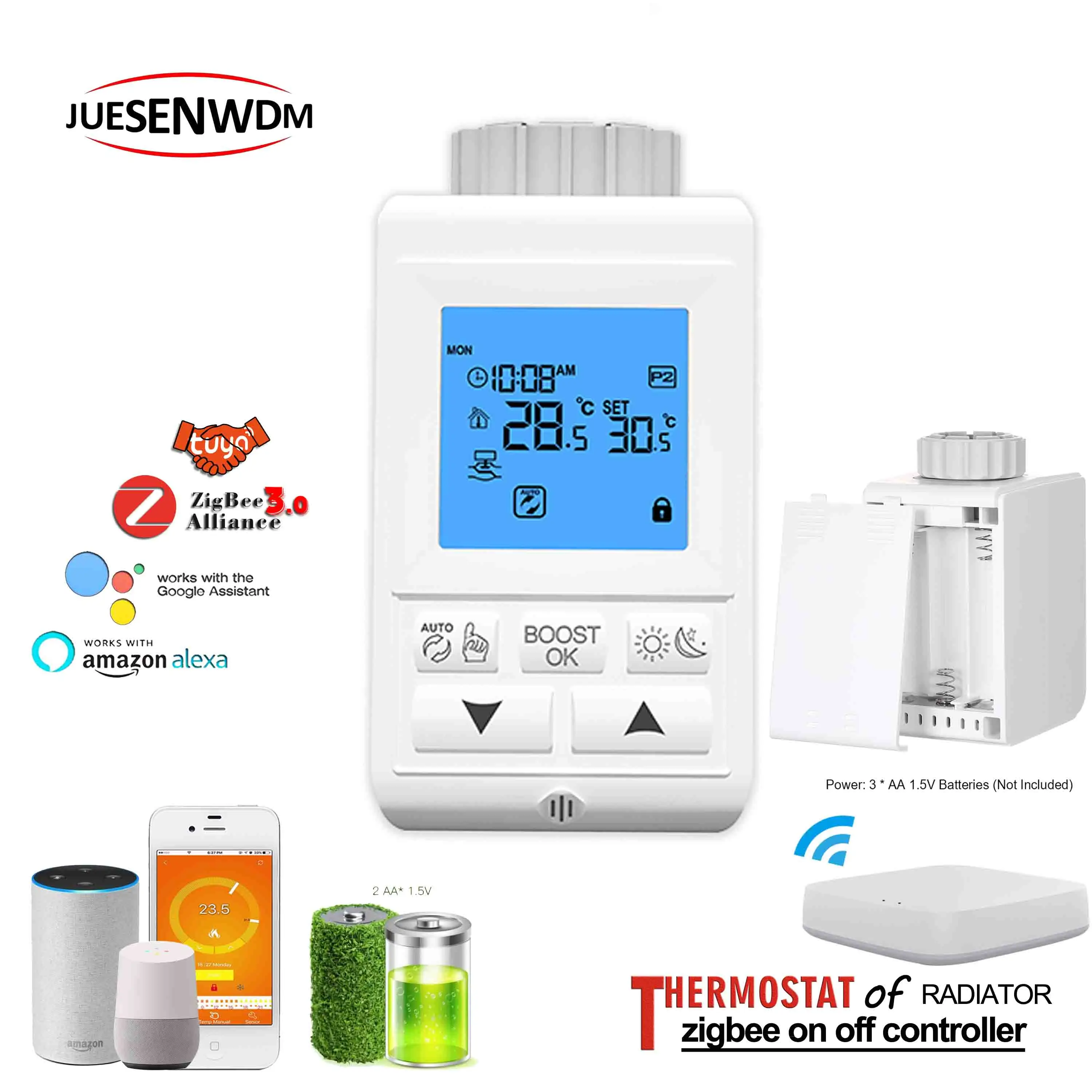 M30 * 1 5 программируемый термостат zigbee NC без контроллера для Wi-Fi APP tuya Gateway hub |