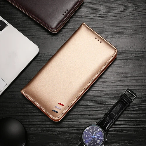 Gold Магнитный кожаный чехол-бумажник для Xiao mi Xio mi 9 SE 8 Lite 8SE mi A1 A2 Lite A3 5X 6X mi x 2 2s 3 Pocophone F1 откидной Чехол - Цвет: Gold
