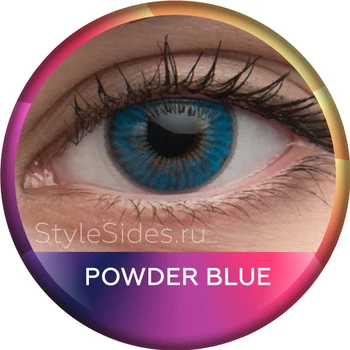 

Оттеночные контактные линзы Голубые Blue Rain Shower