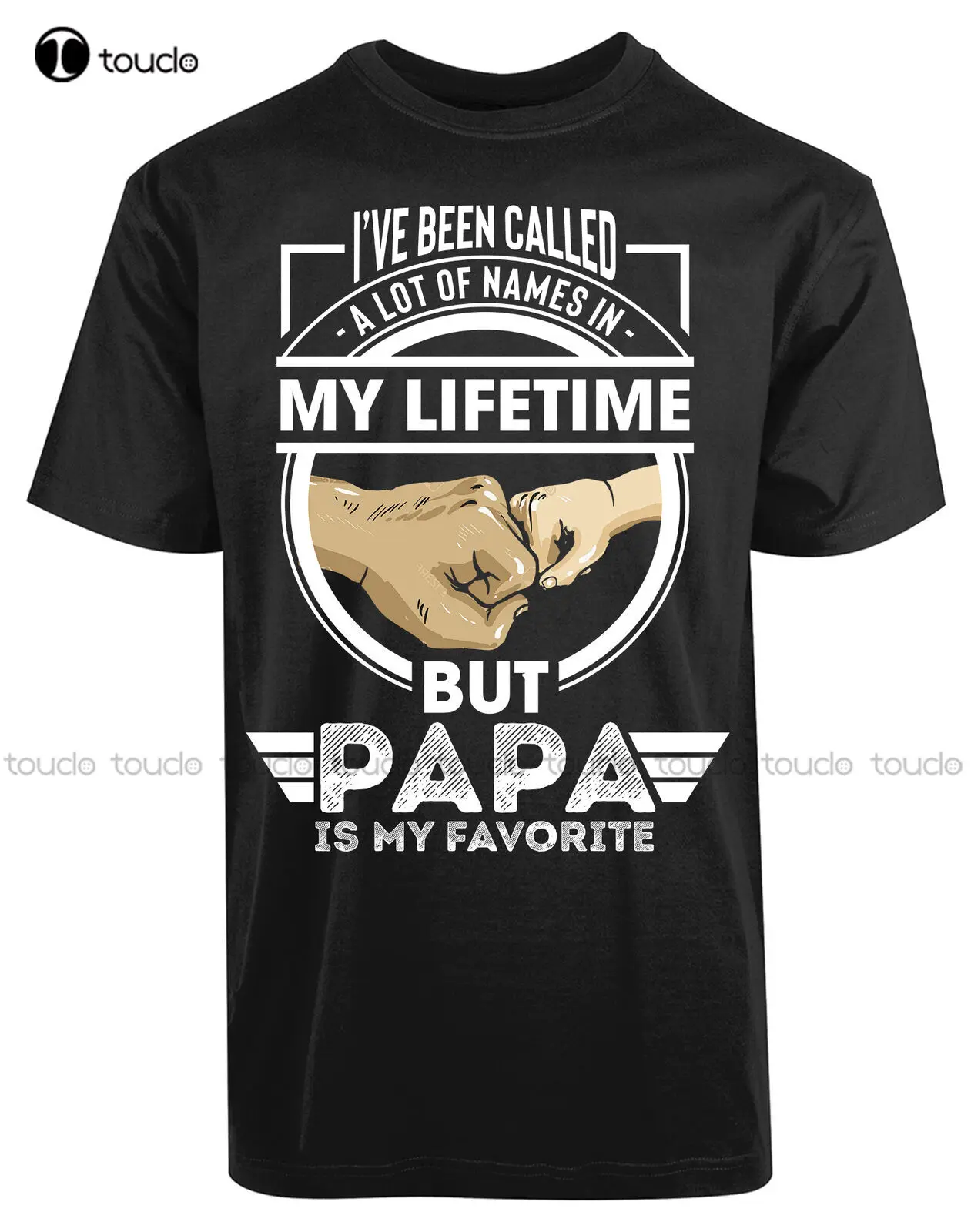Меня назвали много названий в жизни но Papa-мой любимый новейший Мужской Хлопковый