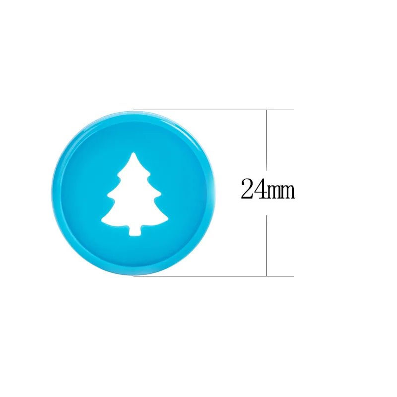 24MM Mushroom Hole Binding Buckle Discs For Notebook 360 Degree Foldable T-shaped Hole Binder Ring Office&School Supplies