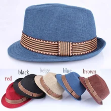 Baby Boys Girls Hat Baby Cup Baby Hat Children Jazz Straw Cap Fashion Kids Sun Cap European American Style 2-6T