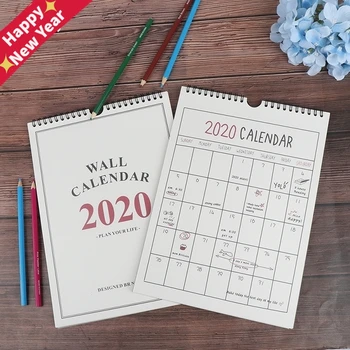 

1PC 2020 Good Day Wall Calendar Agenda Organizer Cartoon Calendar Daily Schedule Planner