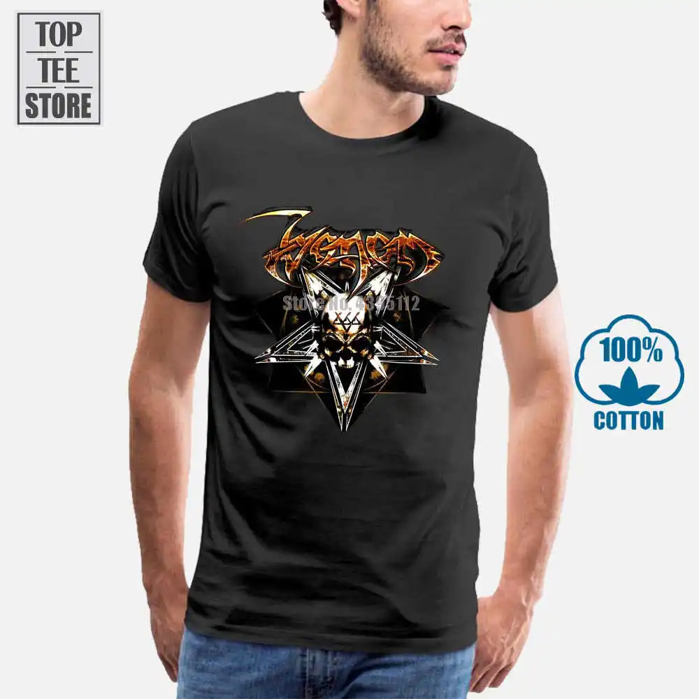 Venom Pentagram Shirt S M L Xl Black Metal T Official Band Tshirt New | Мужская одежда