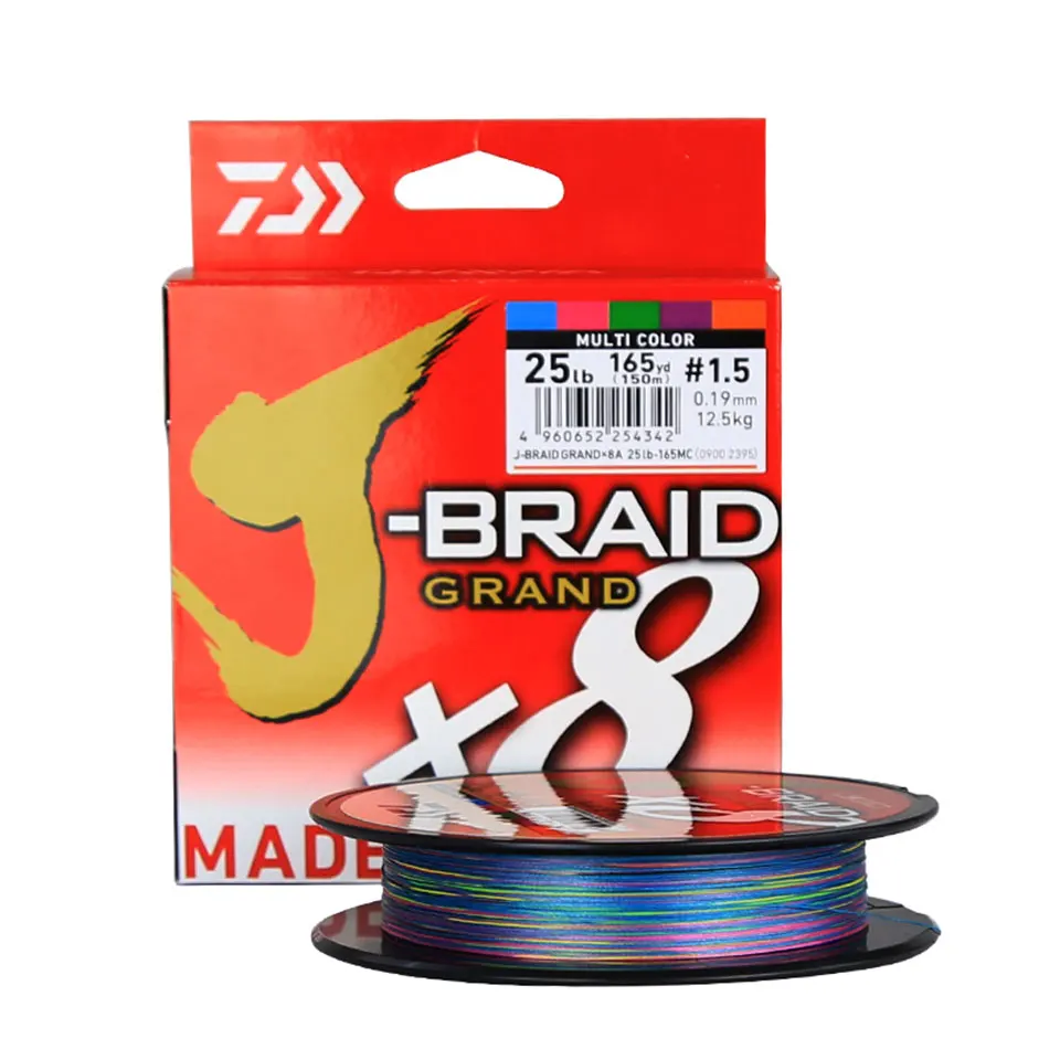 DAIWA J-BRAID леска 8 нитей плетеная леска 150 м PE леска Сделано в Японии многофиламентная прочная леска