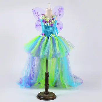 

Flower Princess Fairy Dress Vintage Ball Gown for Teenager Girls Birthday Wedding Evening Birthday Tutu Dress Clothes