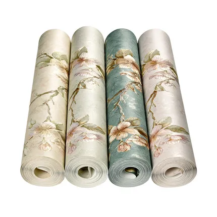 American Garden Small Flower Non-woven Wallpaper Retro Vine Bedroom Living Room TV Background Wall Paper