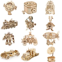 Robotime – Puzzle en bois 3D ROKR, Kit de construction de maquettes, jouets cadeaux pour enfants et adolescents