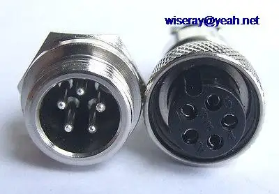 DHL/EMS 100 комплектов 12 мм 5Pin XLR разъем для гитары Электропитание авиационная ветчина радио Connectors-A8