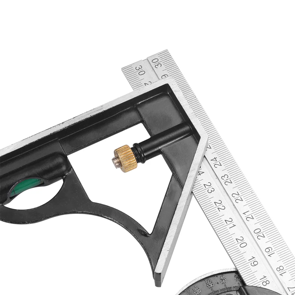 300MM Carpenter Tool Adjustable Combination Square Stainless Steel