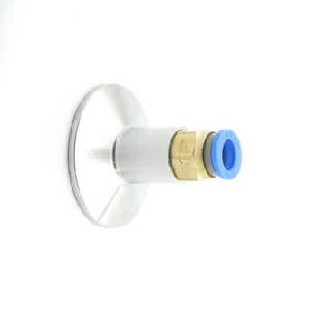 

10mm Hose Tube Push In Fitting x 25.4mm Ferrule OD 304 Stainless Steel Sanitary Connector Pipe Fitting Fit 0.5" Tri Clamp