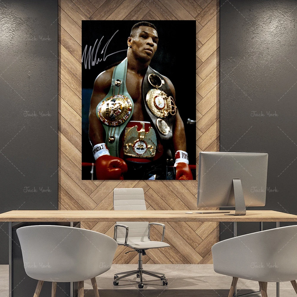 Street Art Mike Tyson - Poster Da Parete Con Stampa Artistica Da - Foto 12