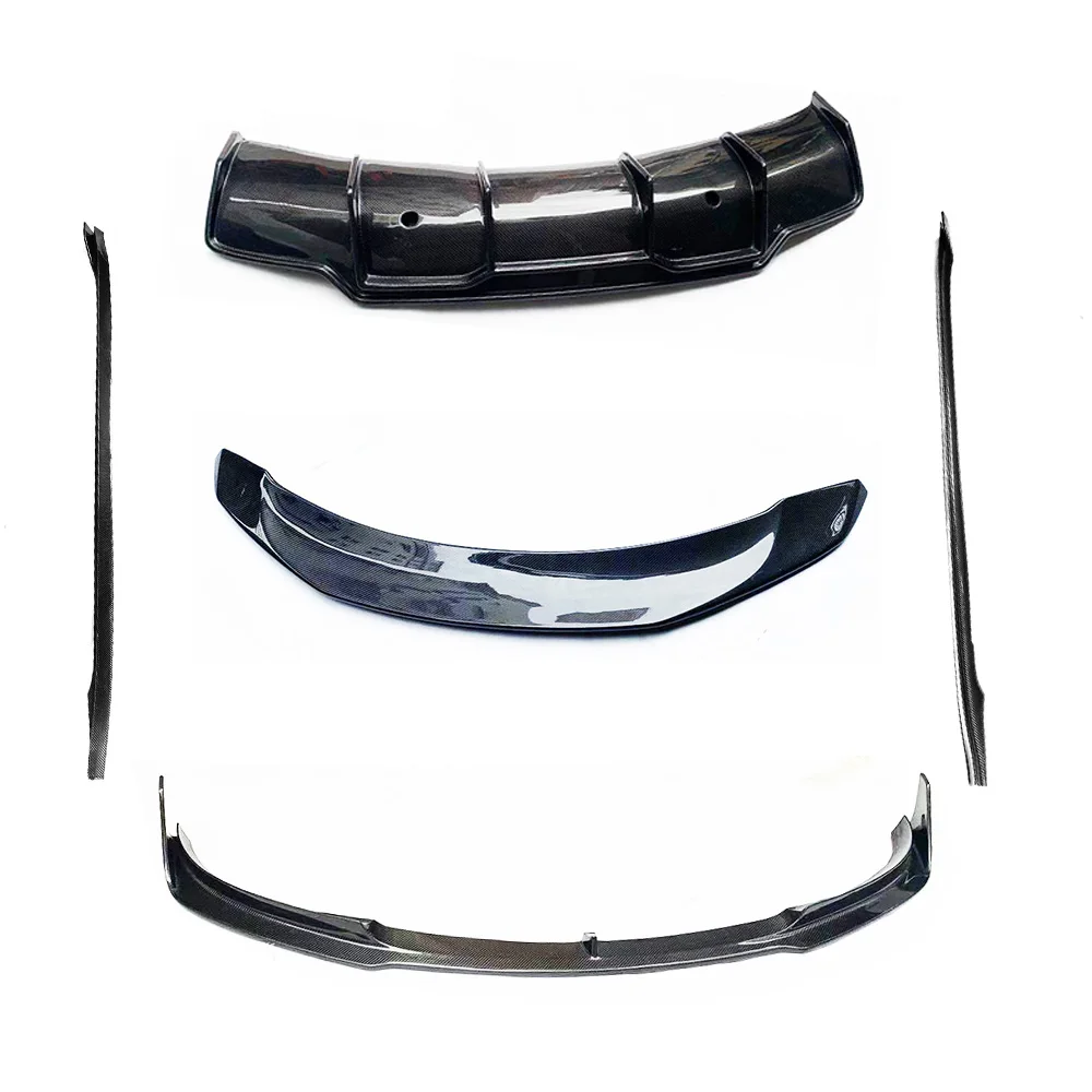 

Model 3 Carbon Fiber Bodykit Front Lip & Diffuser & Side Skirt & Spoiler for Tesla Model 3 Sedan 2017 UP Car Styling Bodykits