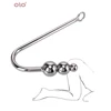 1-3 Balls Stainless Steel Anal Hook Sex Toy For Man Male BDSM Game Metal Anal Plug With Ball Hole Butt Plug Dilator Exotic BDSM 1