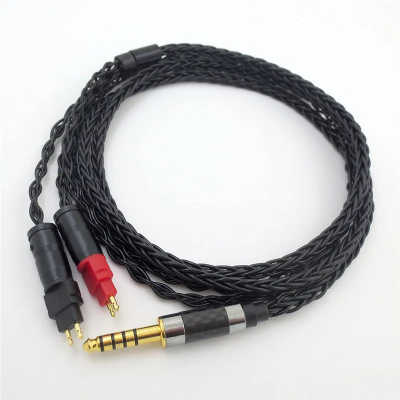 Разъем 4,4 мм 3,5 мм 2,5 мм сменный аудиокабель для наушников Sennheiser HD600 hd580 HD650 hd660s подходит для многих наушников 23 AugT2