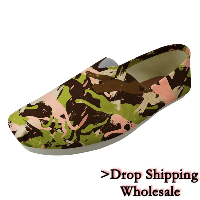 women's camouflage flats