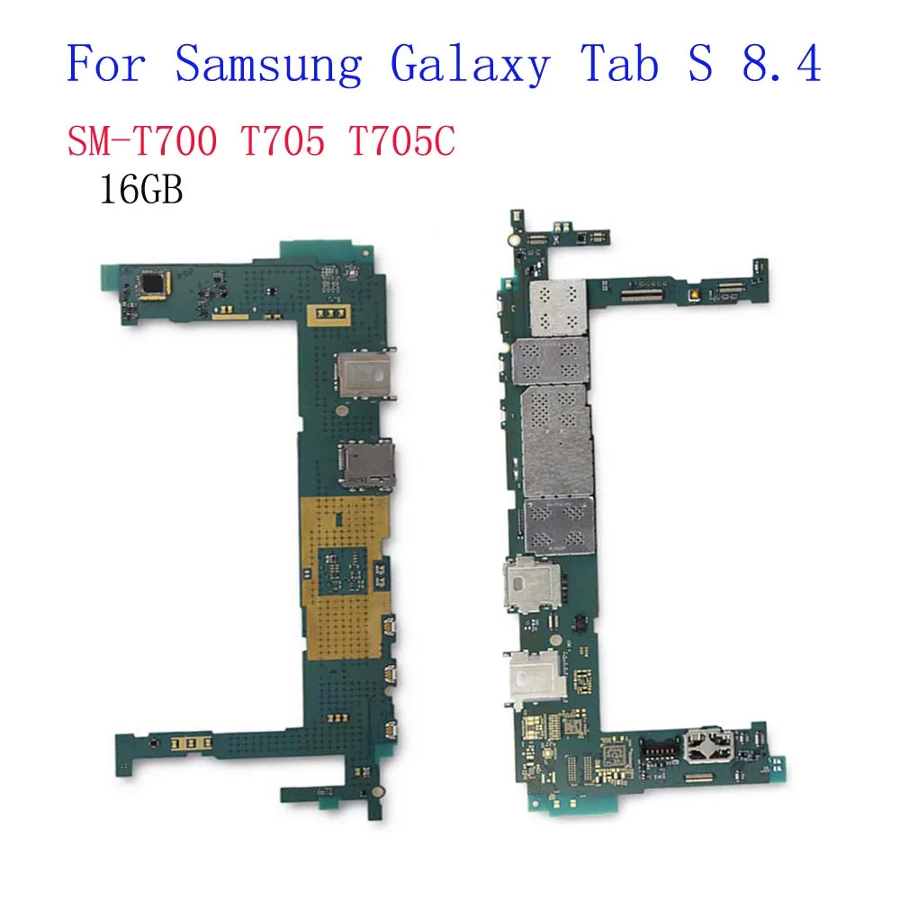 

Full Work Original Unlocked Logic Chips Board For Samsung Galaxy Tab S 8.4 SM-T700 T705 T705C Mainboard Android Global Firmware