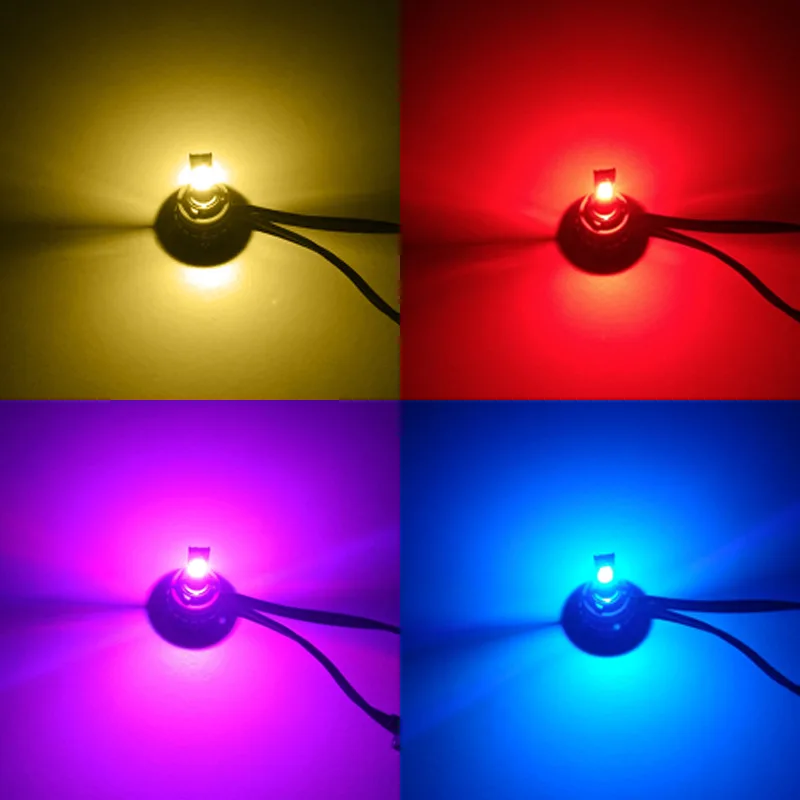  CARCTR New Car Led Fog Lights RGB 7 Colors Voice Control APP Bluetooth Control Super Bright Modifie - 33018720031