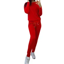 Спортивная одежда для женщин, спортивный костюм, женские штаны, толстовки, Модные женские повседневные с рукавом Pullove, спортивный топ+, длинные штаны, комплект# G4