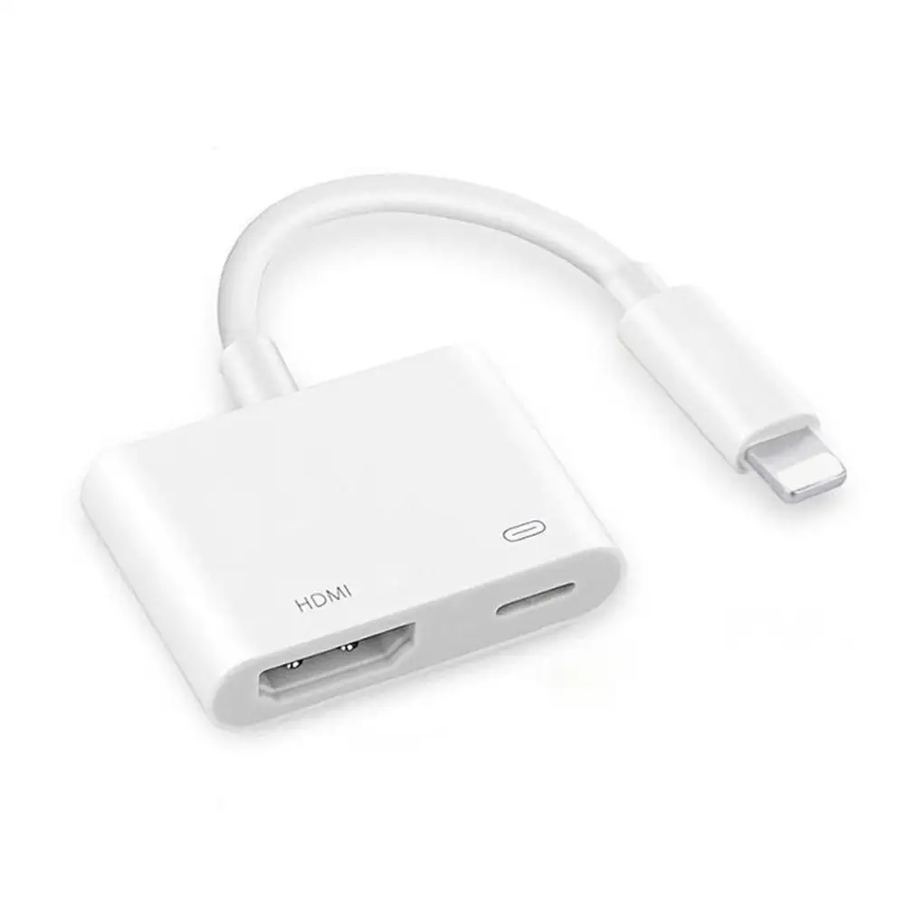 HDMI For iPad iPhone Portable Lightning to Digital AV TV Cable Adapter Connector