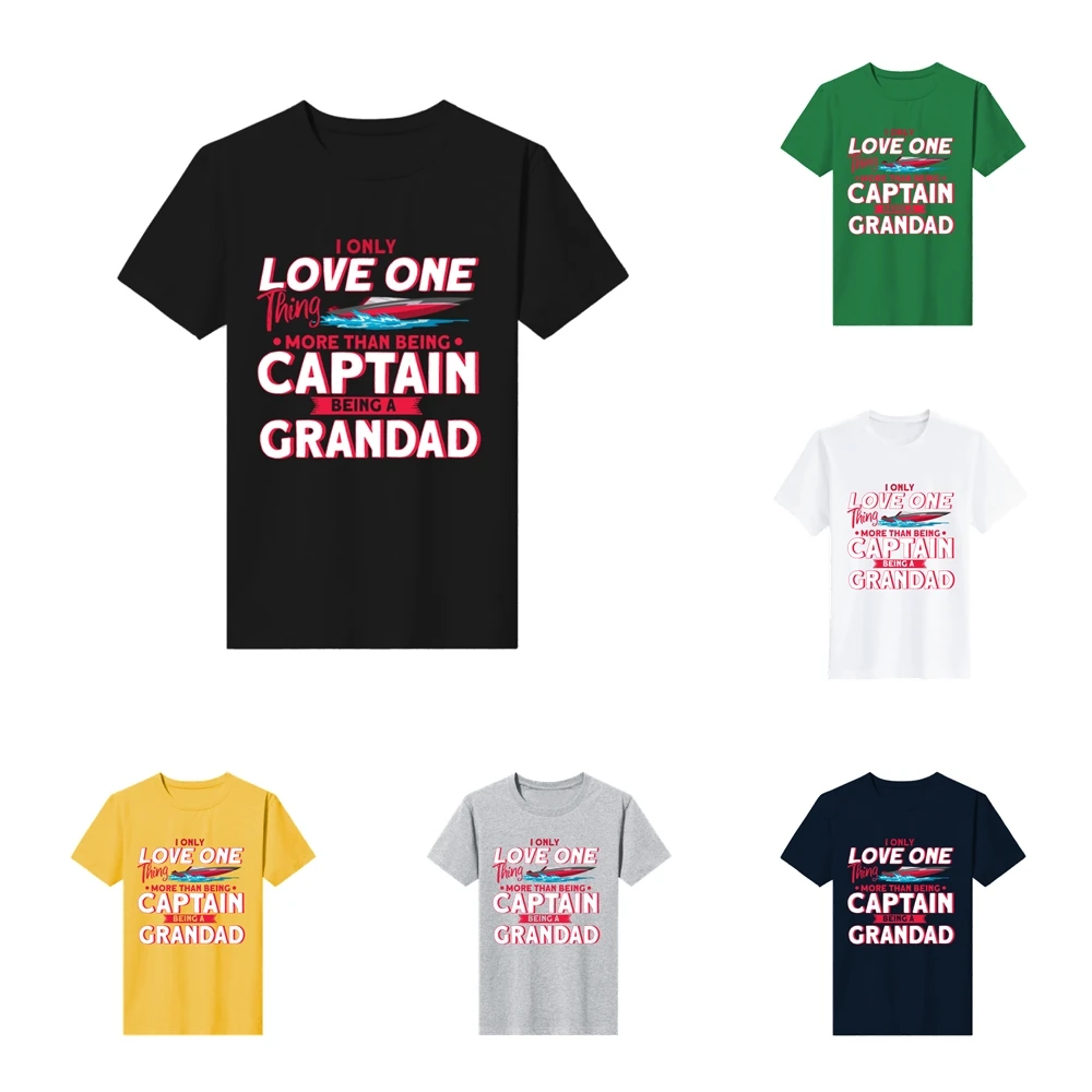 Camiseta de corta con cuello redondo para hombre, camisa a la moda personalizada con estampado de capitán náutico, a Motor, novedad de tiendas|Camisetas| - AliExpress