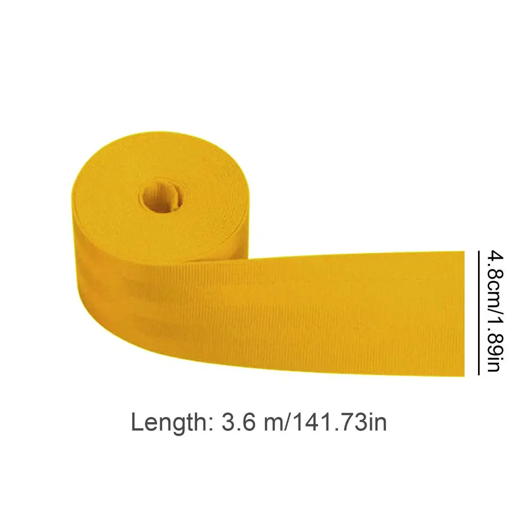 Car Reinforced Seat Belt Webbing Fabric 3.6 Meters Modified Car Safety Belts Harness Backpack Strap Standard Certified 10 Colors seat belt webbing seat belts