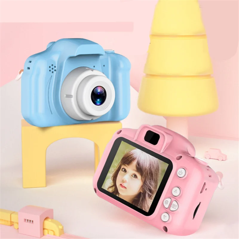 Smart new toy camera cartoon animal children toy can take pictures can be charged with charging SLR children digital camera