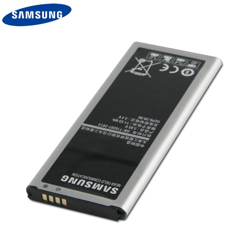 Оригинальная сменная батарея для телефона EB-BN916BBC/BE для samsung GALAXY NOTE4 N9100 N9108V N9109V N9106W NOTE 4 с NFC 3000mAh