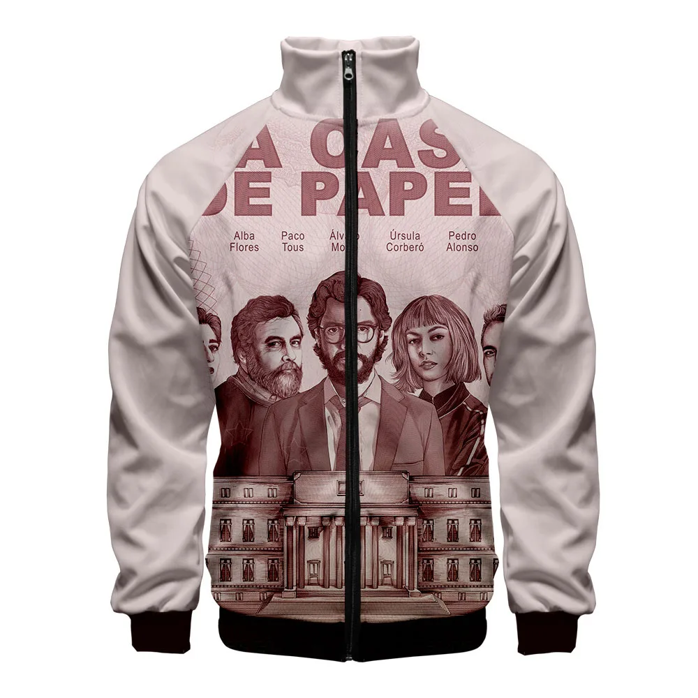 7 Толстовка с капюшоном La Casa De Papel костюм для косплея деньги heist дали грабежи бумажный дом аниме-толстовка мужские куртки и пальто женский топ - Цвет: 7