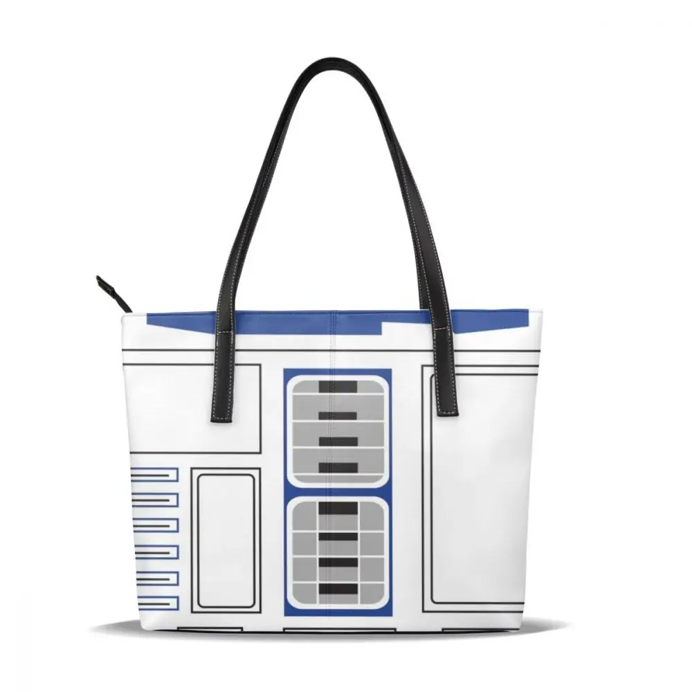 R2d2 сумка R2d2 сумки с верхней ручкой Женская Большая вместительная кожаная сумка трендовая Подростковая уличная женская сумка - Цвет: Robot Body