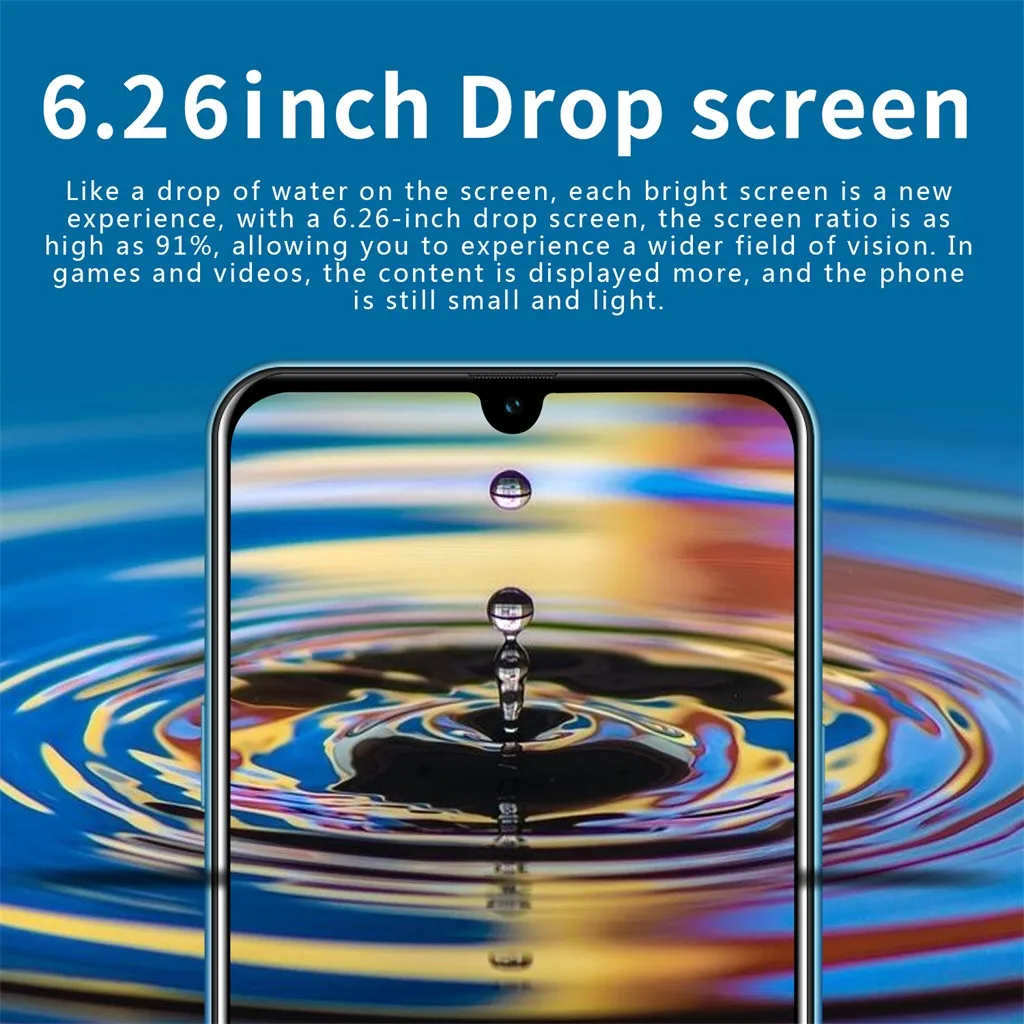 Дропшиппинг P30 Pro четырехъядерный 6,26 дюймов HD камера Android 8,1 2G+ 3 2G gps 3g мобильный телефон