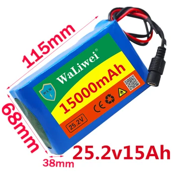 

24V 15Ah 6s2p Battery Lithium Battery 25.2v 15000mAh Electric Bicycle Moped /Electric/Li ion Battery Pack with + charger
