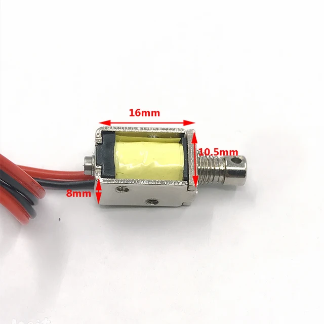 mini taille ronde électro aimant dc 3v 5v 6v 12v circulaire tenant  minuscule aimant électrique