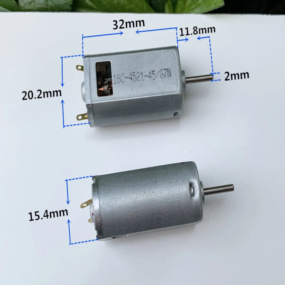 Микро мини мотор 180 DC 3V 5V 3 7 V высокая скорость 24000 об/мин углеродная щетка мощность